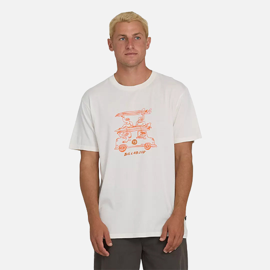 Billabong Men's Stack Wave Washed Premium Short Sleeve T-Shirt